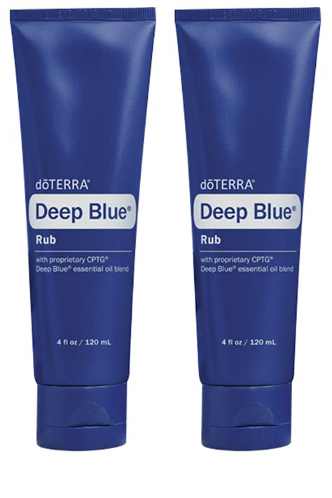Set de 2 bucăți Deep Blue Rub
